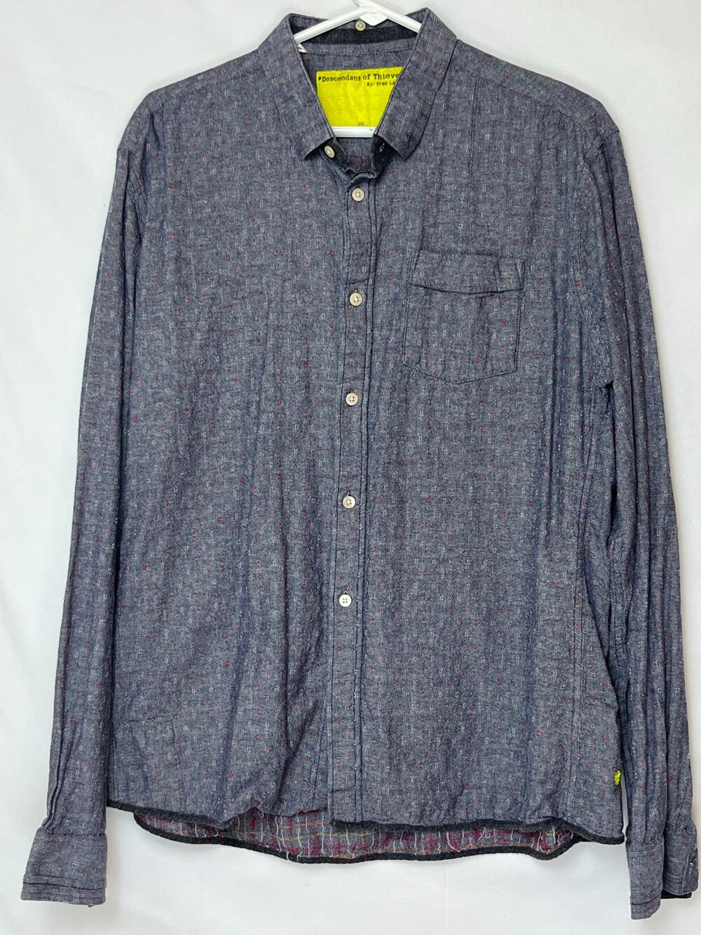 Descendant of Thieves Men's Size 2XL Blue Limited 265 Edition Long Sleeve Shirt